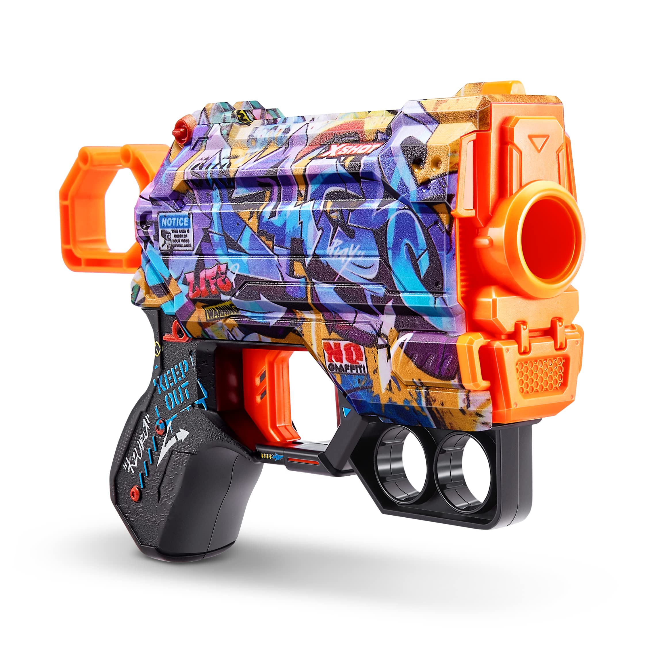 Amazon.com: Zuru 385 18 X-Shot Skins Menace-Spray TAG